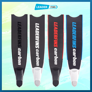 Chân nhái Leaderfins Pure Carbon LOGO